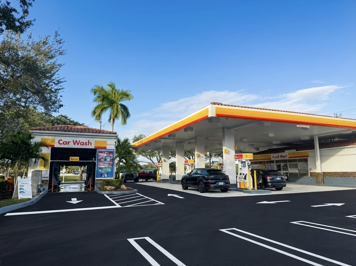 Shell Gas Station Davie Florida