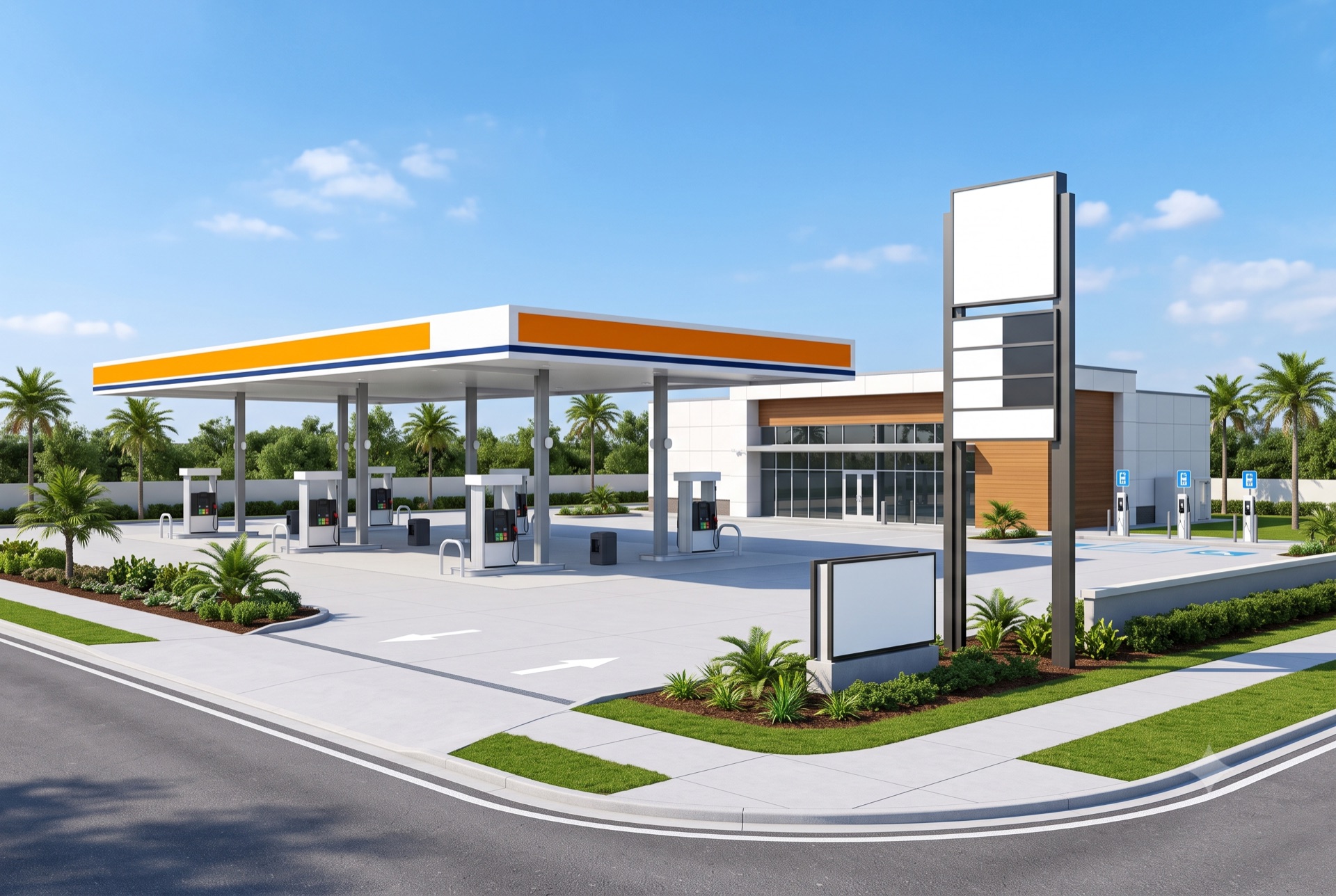 A 76-branded gas station and convenience store